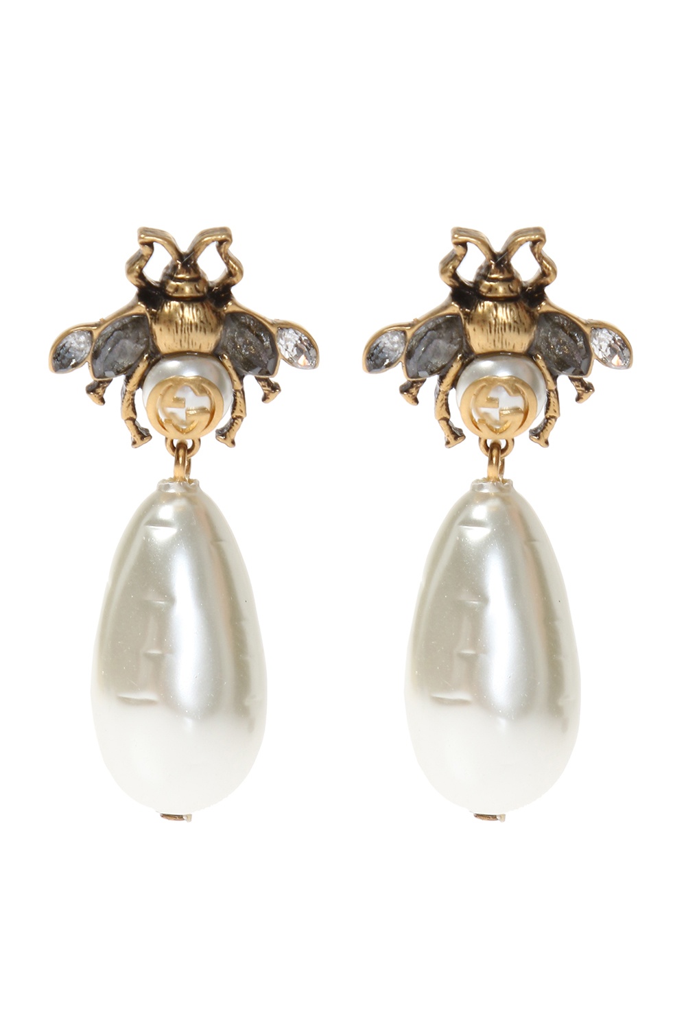 Gucci bee hot sale drop earrings